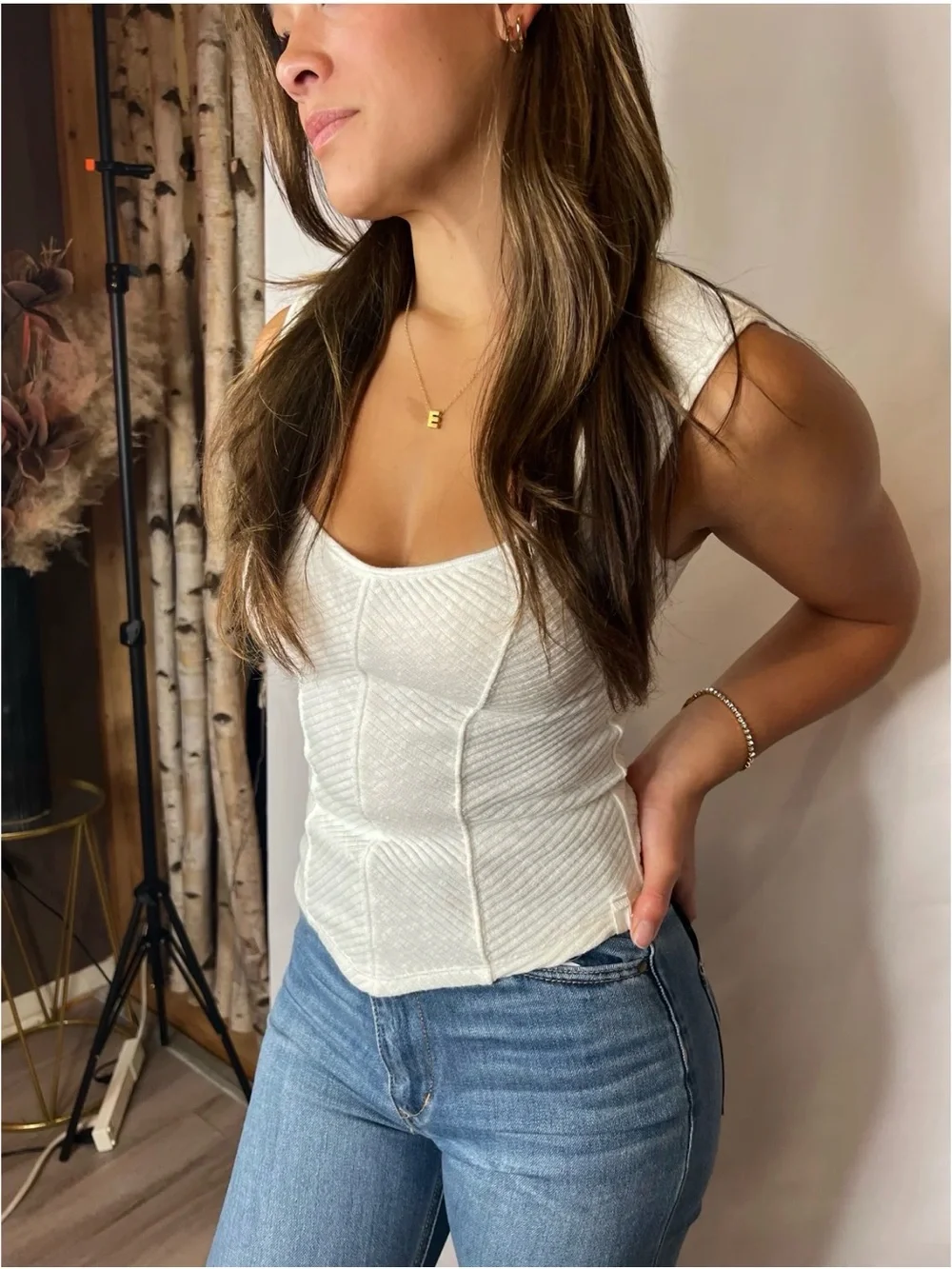 Free People Boss Babe Tank Size Small 1191